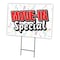 Signmission Move-in Special Yard Sign & Stake outdoor plastic coroplast window, C-2436 Move-In Special C-2436 Move-In Special - alternate 1